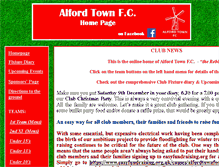 Tablet Screenshot of alfordtownfc.co.uk